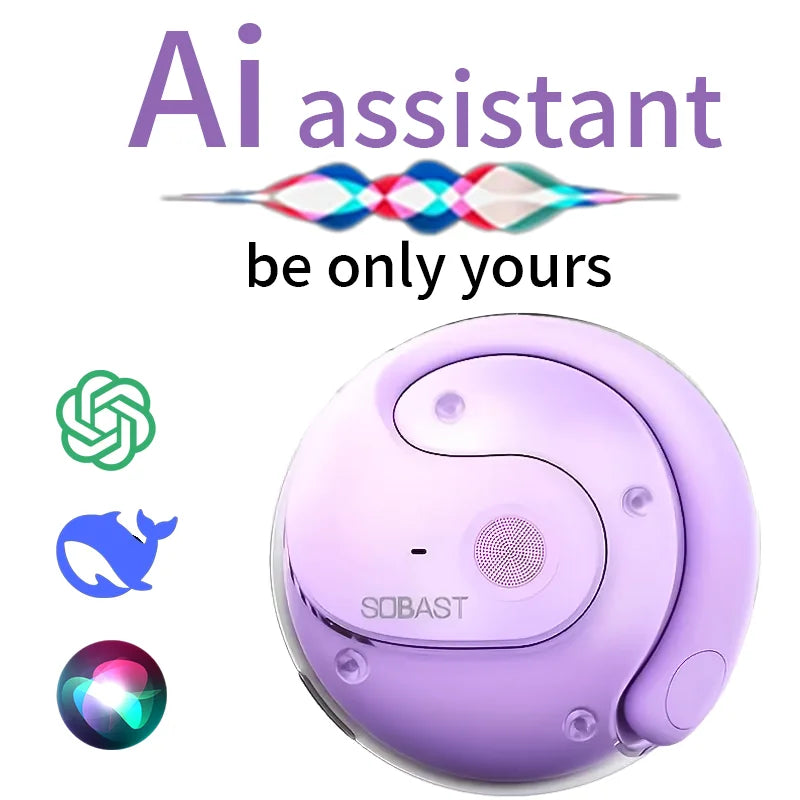 Bluetooth headphones with AI for real-time translation