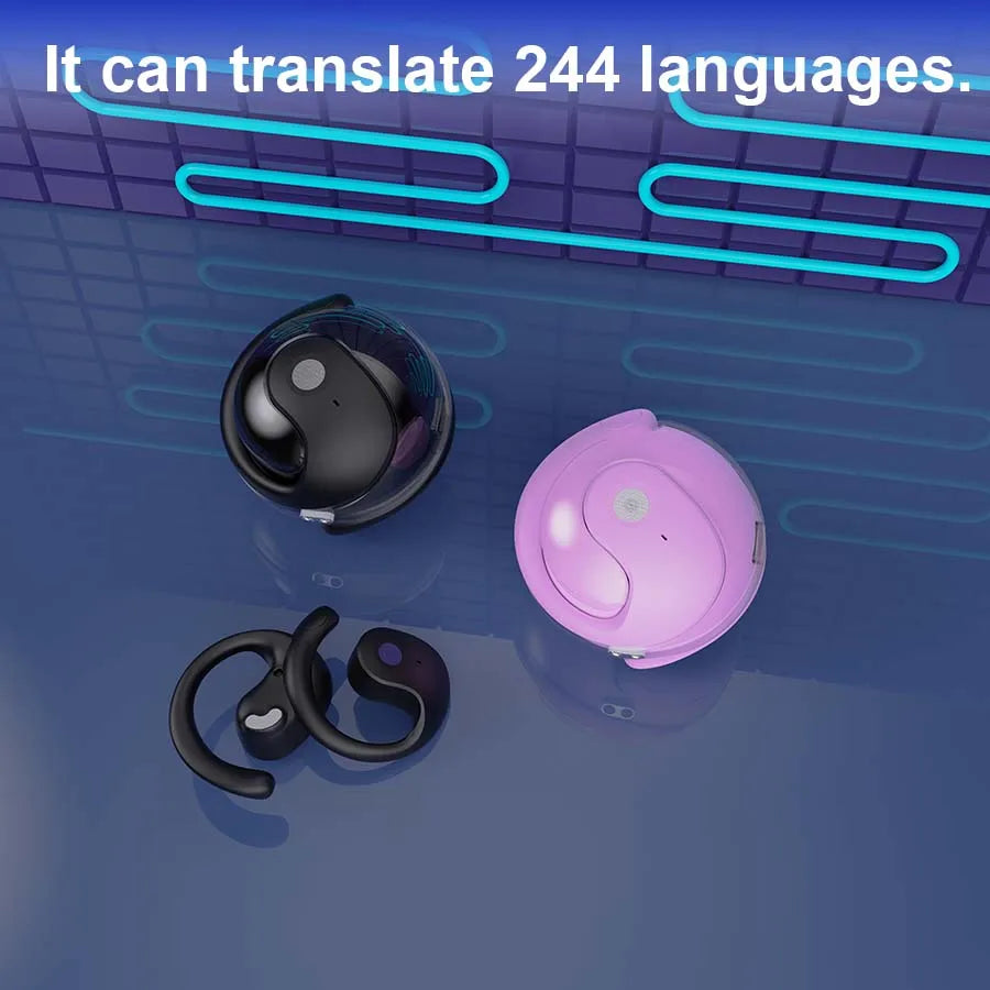 Bluetooth headphones with AI for real-time translation